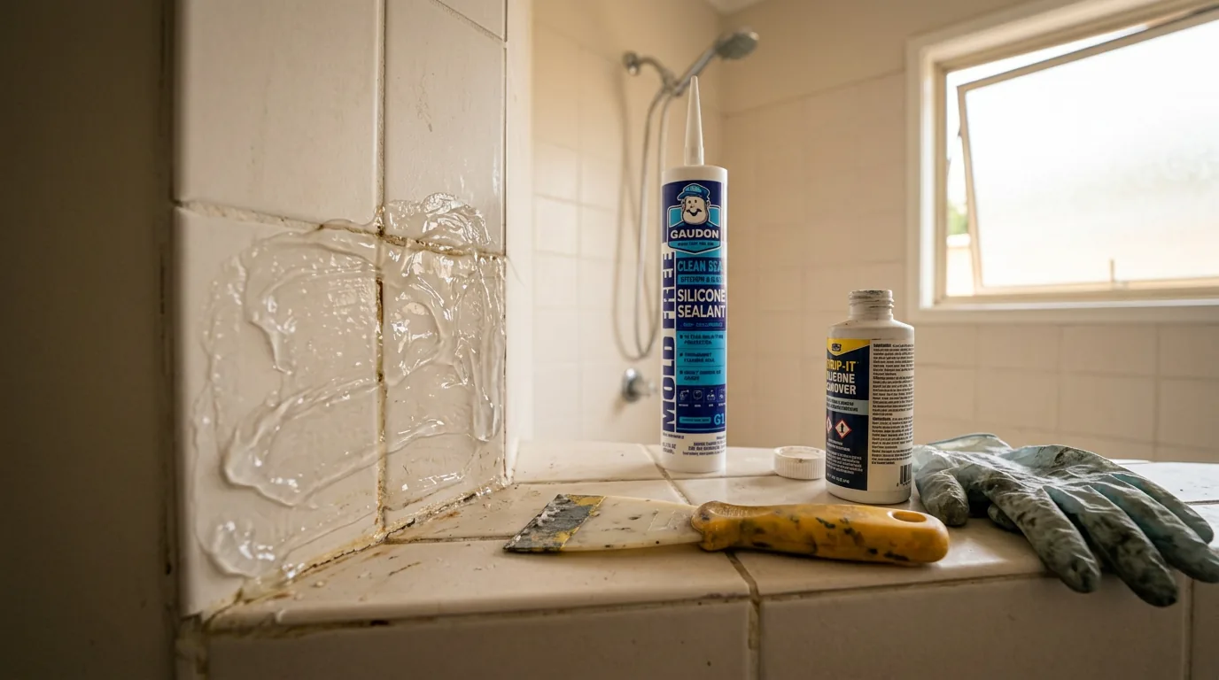 Use chemical remover for stubborn residue